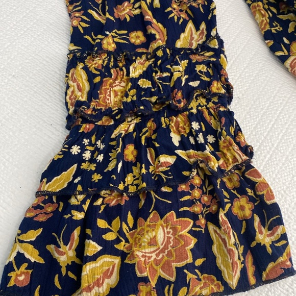 Blue Rain Bell Sleeve Blouse with Smocked Details - Picture 8 of 8